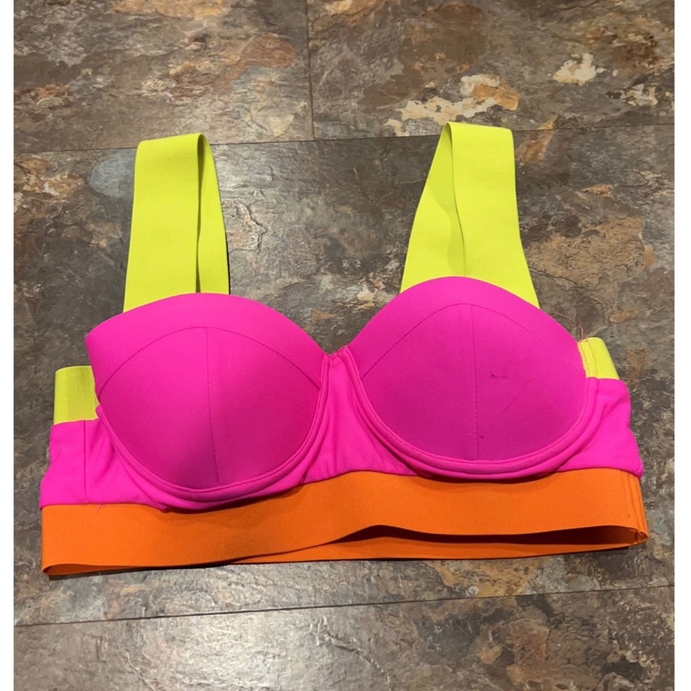 Multi Color Bathing Suit Top